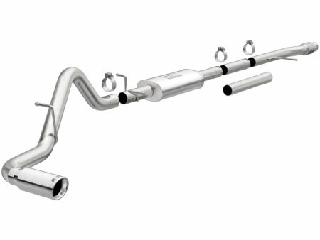 Magnaflow Catback Exhaust Chevy Silverado 1500 V6 4.3L V8 5.3L (19-23) [Street Series w  Polished Tips] Single Passenger Side Rear or Dual Split Rear Exit Supply