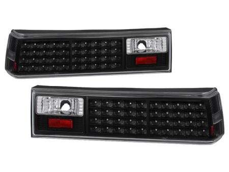 Xtune LED Tail Lights Ford Mustang (1987-1993) Black or Chrome Housing Online Sale