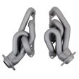 BBK 1-5 8  Shorty Headers Ford Mustang 5.0L V8 Fox (86-93) [1-5 8 Shorty Equal Length  CARB SMOG Legal] Titanium or Polished Silver Ceramic on Sale