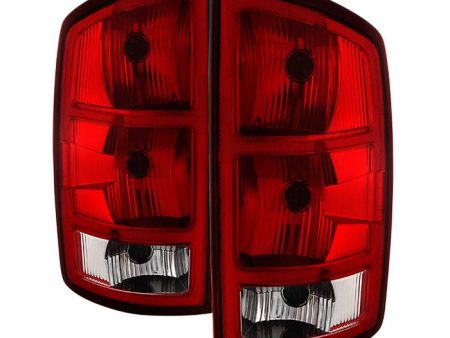 Xtune Tail Lights Ram 2500  3500 (2003-2006) [OEM Style] Red or Red Smoked Lens Hot on Sale