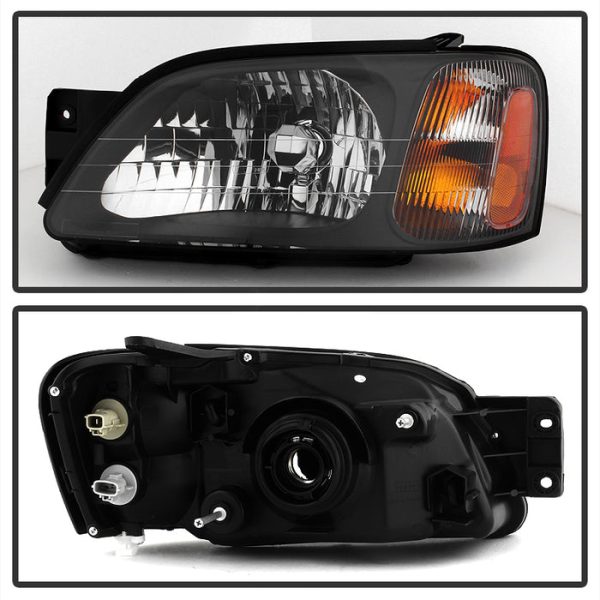 Xtune Headlights Subaru Legacy GT (00-04) [OEM Style] Black w  Amber Turn Signal Lights on Sale