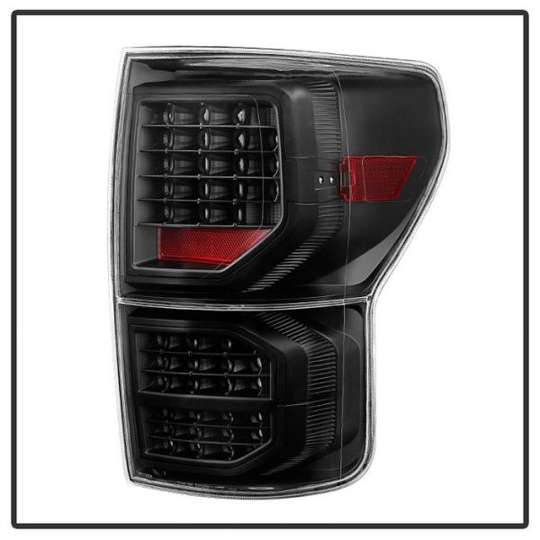 Xtune LED Tail Lights Toyota Tundra (07-13) Black   Black Smoked   Red Clear Cheap