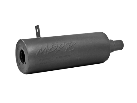 MBRP ATV Muffler Slip-On Arctic Cat 375 400 500 (2002) [Combo Utility] Black Online now