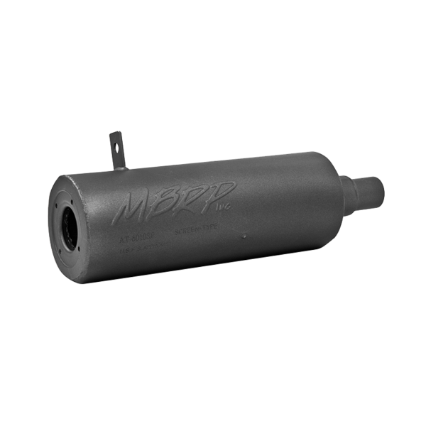 MBRP ATV Muffler Slip-On Arctic Cat 375 400 500 (2002) [Combo Utility] Black Online now