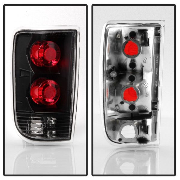 Xtune Tail Lights Chevy Blazer (1995-2005) [Euro Style] Black Clear   Black Smoked   Red Smoked Supply