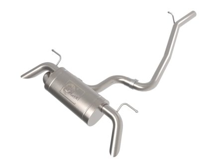 aFe Exhaust Audi Q3 (2019-2022) 3  to 2.5  Mach Force-XP Series in 304 Stainless Steel w  No Tip Online Sale