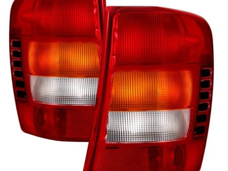 Xtune Tail Lights Jeep Grand Cherokee (1999-2003) [OEM Style] Red or Red Smoked Hot on Sale