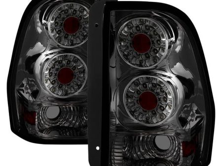 Xtune LED Tail Lights Chevy TrailBlazer (02-09) Chrome Housing   Smoke Lens For Cheap