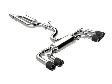 MBRP Exhaust VW Golf R MK8 (2022) 3  Catback - 2.5  Quad Rear Exit w  Carbon Fiber Tips  Active Exhaust  T304 Stainless Steel on Sale