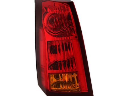 Xtune Tail Lights Cadillac CTS (2003-2007) [OEM Style] Red Lens Online Hot Sale