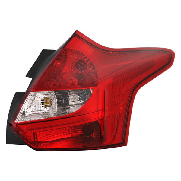 Xtune OE LED Tail Lights Ford Focus (12-14) Chrome Housing   Read Lens Online