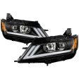 Xtune Projector Headlights Chevy Impala (14-19) [Halogen Model] Black or Chrome w  Amber Turn Signal Discount