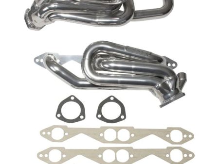 BBK Shorty Headers Chevy GMC Truck SUV 5.0L   5.7L V8 (96-99) [1-5 8   CARB SMOG Legal] Titanium or Polished Silver Ceramic Online now