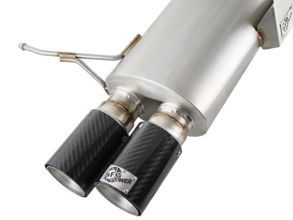 aFe Exhaust BMW M3 E90 (2008-2011) 2.5  Mach Force-XP Series in 304 Stainless Steel w  Quad Tips Fashion