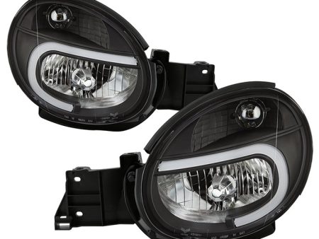 Xtune Headlights Subaru WRX (03-04) [Light Tube DRL] Black or Chrome w  Amber Turn Signal Lights Discount