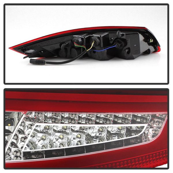 Xtune LED Tail Lights Porsche 911 997 (2005-2008) Red Clear Lens Cheap