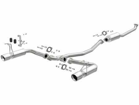 Magnaflow Exhaust Honda Civic 2.0L L4 (2016-2020) [Street Series Dual Split Rear Exit] Catback - 19313 on Sale