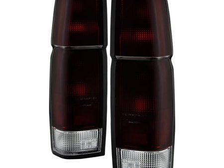 Xtune Tail Lights Nissan Hardbody Pickup D21 (86-97) [OEM Style] Red Clear or Red Smoked Lens Online Hot Sale