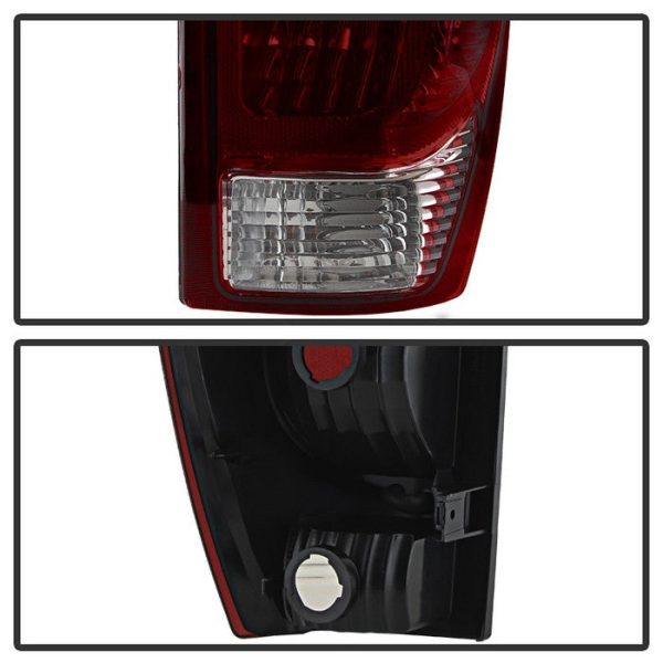 Xtune Tail Lights Chevy Avalanche (02-06) [OE Style] Chrome Housing   Red Smoke Lens Sale