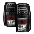 Xtune LED Tail Lights GMC Yukon (00-06) [w  Light Bar LED] Chrome or Black Housing Hot on Sale