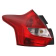 Xtune OE LED Tail Lights Ford Focus (12-14) Chrome Housing   Read Lens Online