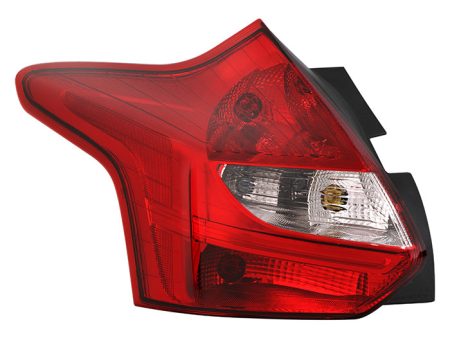 Xtune OE LED Tail Lights Ford Focus (12-14) Chrome Housing   Read Lens Online