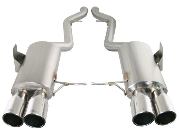 aFe Exhaust BMW M3 E90 (2008-2011) 2.5  Mach Force-XP Series in 304 Stainless Steel w  Quad Tips Fashion