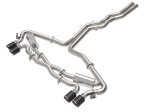 aFe Exhaust Audi RS6 Avant (2021-2022) 3  to 2.5  Mach Force-XP Series in 304 Stainless Steel w  Quad Tips Discount