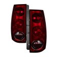 Xtune Tail Lights GMC Yukon XL 1500 2500 (2007-2012) [OEM Style] Red or Red Smoked Online