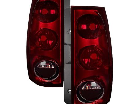 Xtune Tail Lights GMC Yukon XL 1500 2500 (2007-2012) [OEM Style] Red or Red Smoked Online