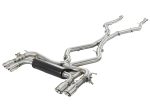 aFe Exhaust BMW X5M (2015-2018) X6M (2015-2019) 3  Mach Force-XP Series in 304 Stainless Steel w  Quad Tips Online Hot Sale