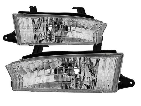 Xtune Headlights Subaru Legacy   Legacy Outback (97-99) [OEM Style] Chrome w  Amber Turn Signal Lights Cheap