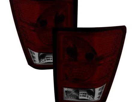 Xtune Tail Lights Jeep Grand Cherokee (07-10) [OEM Style] Red Smoked Discount