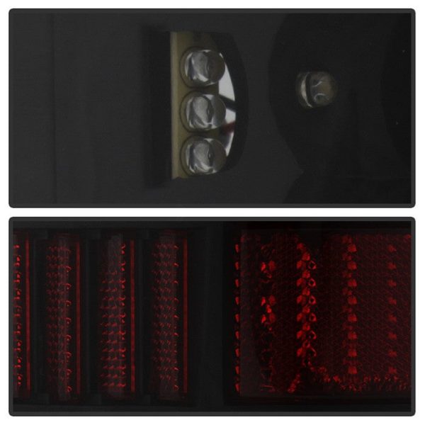 Xtune LED Tail Lights Plymouth Voyager Grand Voyager (96-00) Black Housing   Clear Lens For Sale