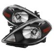 Xtune Headlights Nissan Versa Hatchback (07-12) Sedan (07-11) [OEM Style] Black or Chrome w  Amber Turn Signal Lights For Cheap