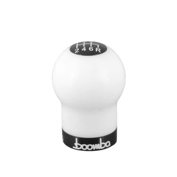 Boomba Racing Round Shift Knob Subaru Impreza (04-14) [270g V2] White Delrin Sale