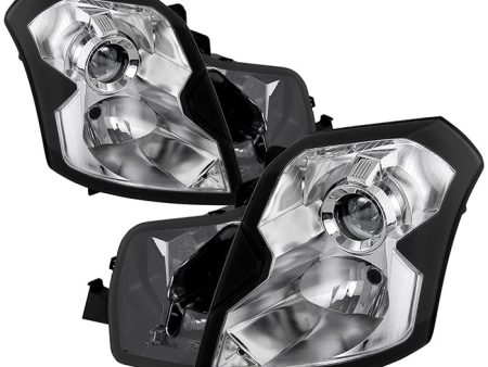 Xtune Projector Headlights Cadillac CTS (2003-2007) Chrome  Black  Smoke Fashion