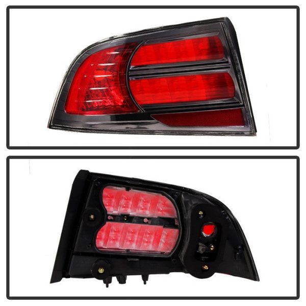 Xtune Tail Lights Acura TL Type S (2007-2008) [OEM Style]  Red Smoke Hot on Sale