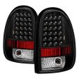 Xtune LED Tail Lights Plymouth Voyager Grand Voyager (96-00) Black Housing   Clear Lens For Sale