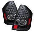 Xtune LED Tail Lights Chrysler 300C (2005-2007) Black Housing   Clear or Smoke Lens For Cheap