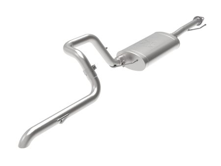 aFe Exhaust Toyota 4Runner (2010-2022) 2.5  Mach Force-Xp Hi-Truck Series in 409 Stainless Steel w  Single Exit No Tip on Sale