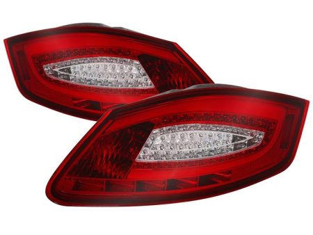 Xtune LED Tail Lights Porsche 987 Cayman (2006-2008) Red Clear or Red Smoke Lens Supply