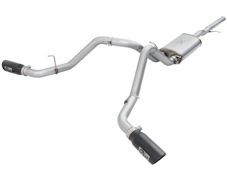 aFe Exhaust Chevy Silverado 1500 (2009-2018) LD (2019) 3  Mach Force-Xp Series in 409 Stainless Steel w  Dual Tips Discount