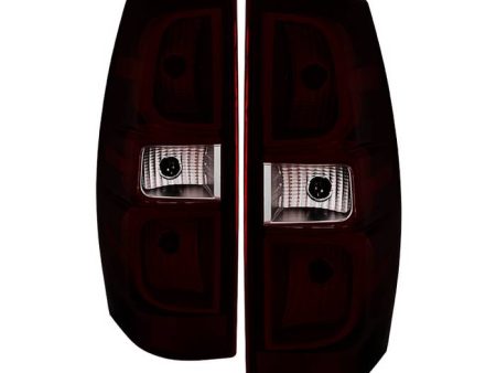 Xtune Tail Lights Chevy Avalanche (07-13) [OE Style] Chrome Housing   Red Smoke Lens For Discount