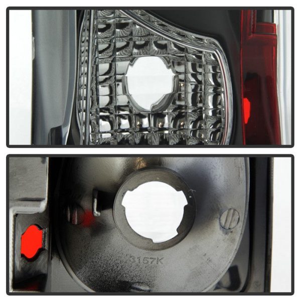 Xtune Tail Lights Cadillac Escalade SUV (2002-2006) [Euro Style] Black Clear  Lens For Discount