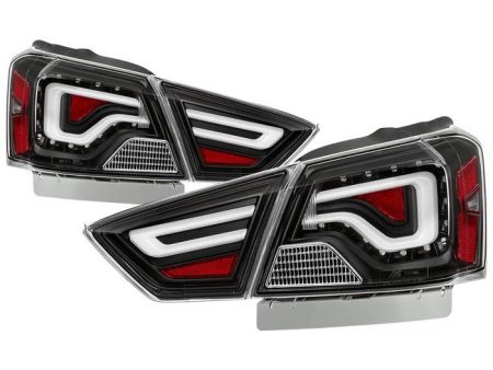 Xtune LED Tail Lights Chevy Impala (14-19) [Light Bar LED] Black   Black Smoked   Red Clear Discount