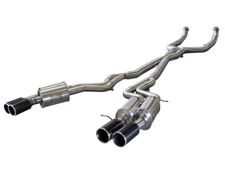 aFe Exhaust BMW M5 (2012-2016) 3  Mach Force-XP Series in 304 Stainless Steel w  Quad Tips on Sale