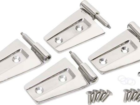 Kentrol Door Hinge Jeep Wrangler JK 2-Door (2007-2018) Polished or Sand Blasted or Black Cheap