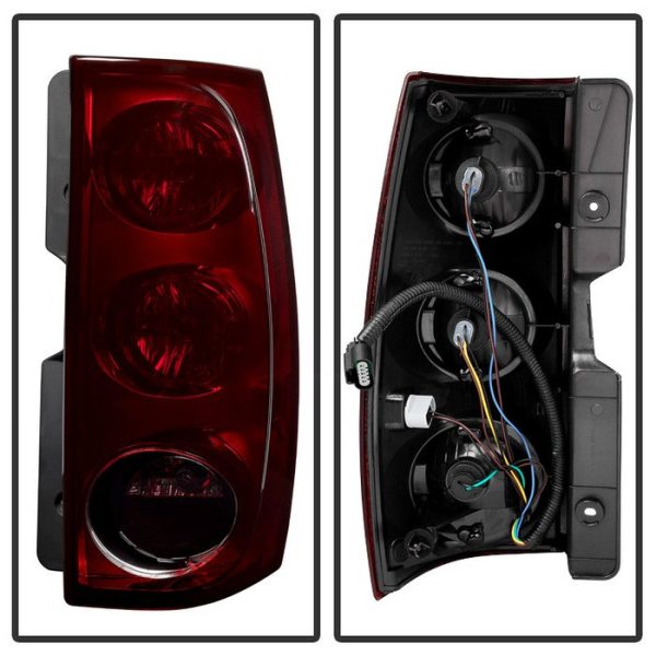 Xtune Tail Lights GMC Yukon XL 1500 2500 (2007-2012) [OEM Style] Red or Red Smoked Online