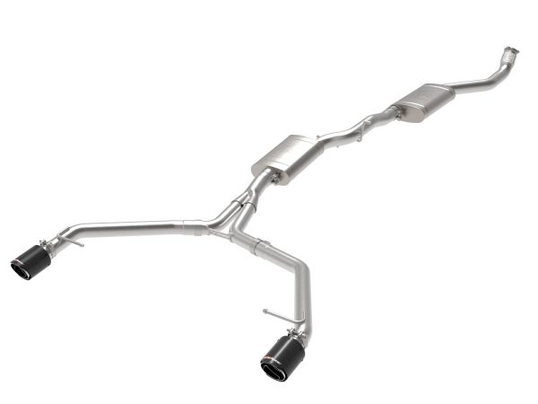 aFe Exhaust Audi Allroad (2013-2016) 3  to 2.5  Mach Force-XP Series in 304 Stainless Steel w  Dual Tips Online now